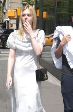 ELLE FANNING and Max Minghella Out in New York 05/02/2019