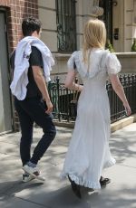 ELLE FANNING and Max Minghella Out in New York 05/02/2019