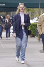 ELLE FANNING and Max Minghella Out in New York 05/03/2019