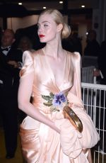 ELLE FANNING Arrives at 72nd Cannes Film Festival Gala Dinner 05/14/2019