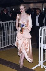 ELLE FANNING Arrives at 72nd Cannes Film Festival Gala Dinner 05/14/2019