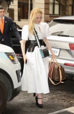 ELLE FANNING Arrives at Her Hotel in New York 05/01/2019
