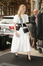 ELLE FANNING Arrives at Her Hotel in New York 05/01/2019