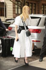 ELLE FANNING Arrives at Her Hotel in New York 05/01/2019