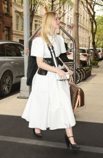 ELLE FANNING Arrives at Her Hotel in New York 05/01/2019