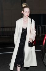 ELLE FANNING Arrives at Her Hotel in New York 05/04/2019