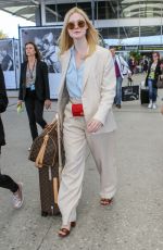 ELLE FANNING Arrives at Nice Airport 05/12/2019