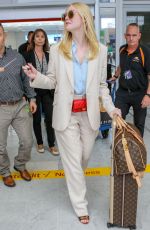 ELLE FANNING Arrives at Nice Airport 05/12/2019