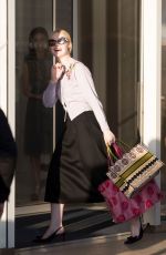 ELLE FANNING Arrives Her Hotel in Cannes 05/16/2019