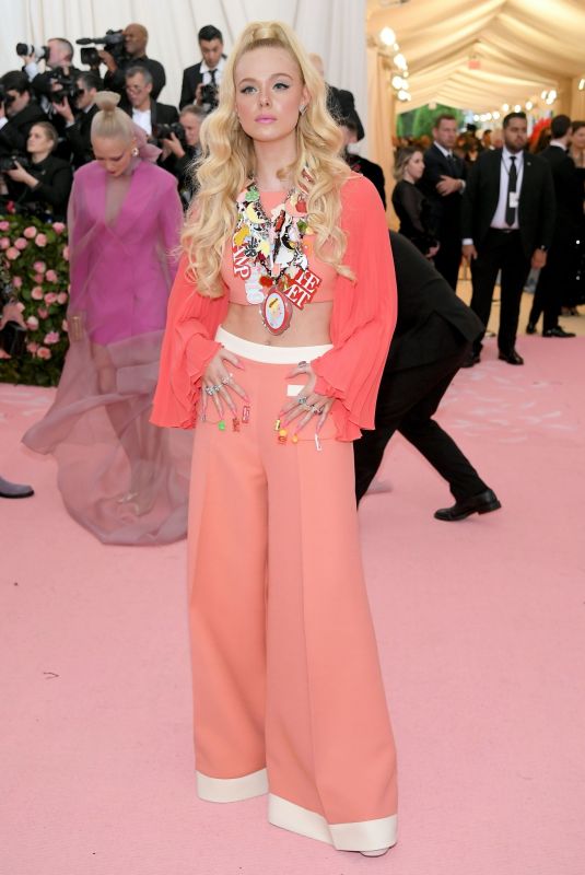 ELLE FANNING at 2019 Met Gala in New York 05/06/2019