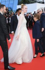 ELLE FANNING at 72nd Annual Cannes Film Festival Closing Ceremony 05/25/2019
