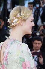 ELLE FANNING at Les Miserables Screening at 2019 Cannes Film Festival 05/15/2019