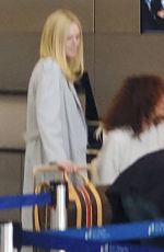 ELLE FANNING at Los Angeles International Airport 05/11/2019