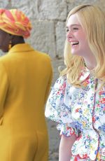 ELLE FANNING at Mayor