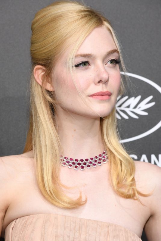 ELLE FANNING at Official Trophee Chopard Dinner at Cannes Film Festival 05/20/2019