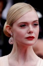 ELLE FANNING at The Dead Don