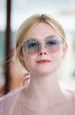 ELLE FANNING Leaves Hotel Martinez in Cannes 05/23/2019