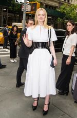 ELLE FANNING Leaves Hulu Brunch in New York 05/01/2019