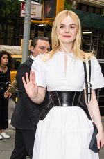 ELLE FANNING Leaves Hulu Brunch in New York 05/01/2019