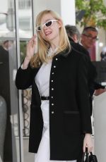 ELLE FANNING Leaves Martinez Hotel in Cannes 05/20/2019