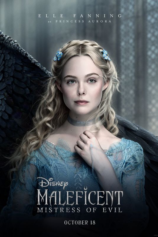 ELLE FANNING - Maleficent: Mistress of Evil Poster and Trailer