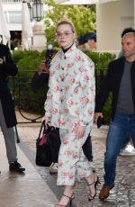 ELLE FANNING Out and About at Cannes Film Festival 05/18/2019
