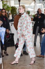 ELLE FANNING Out and About at Cannes Film Festival 05/18/2019