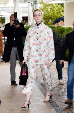 ELLE FANNING Out and About at Cannes Film Festival 05/18/2019