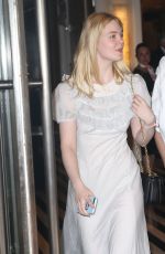 ELLE FANNING Out and About in New Yor 05/02/2019
