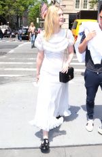 ELLE FANNING Out and About in New Yor 05/02/2019