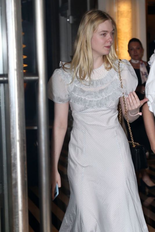 ELLE FANNING Out and About in New Yor 05/02/2019