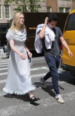 ELLE FANNING Out and About in New Yor 05/02/2019