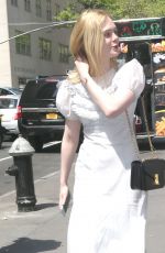 ELLE FANNING Out and About in New Yor 05/02/2019