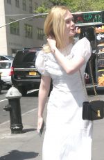 ELLE FANNING Out and About in New Yor 05/02/2019