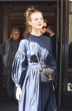 ELLE FANNING Out and About in New Yor 05/04/2019