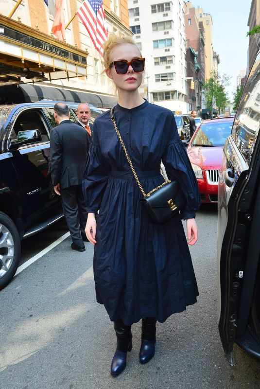 ELLE FANNING Out and About in New Yor 05/04/2019