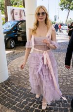 ELLE FANNING Out at 72nd Annual Cannes Film Festival 05/14/2019