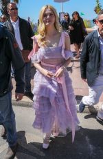 ELLE FANNING Out at 72nd Annual Cannes Film Festival 05/14/2019