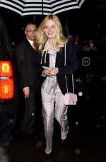 ELLE FANNING Outside Mark Hotel in New York 05/05/2019