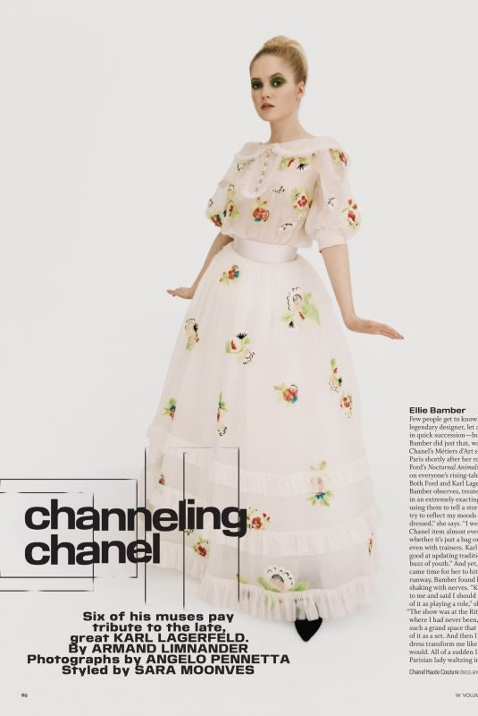 ELLIE BAMBER in W Magazine, Volume #3 2019