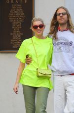 ELSA HISK Shopping at Balenciaga in New York 05/27/2019