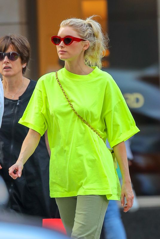 ELSA HISK Shopping at Balenciaga in New York 05/27/2019