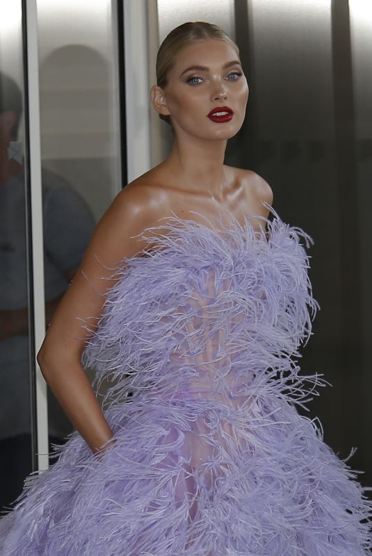 ELSA HOSK Leaves Her Hotel in Cannes 05/24/2019