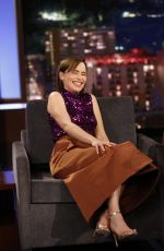 EMILIA CLARKE at Jimmy Kimmel Live 05/01/2019