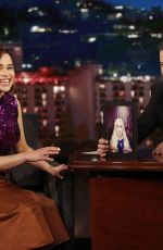 EMILIA CLARKE at Jimmy Kimmel Live 05/01/2019