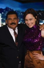 EMILIA CLARKE at Jimmy Kimmel Live 05/01/2019