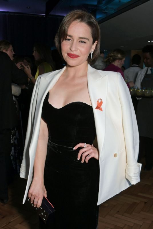 EMILIA CLARKE at SMS Battles Quiz for MS Society in London 05/16/2019