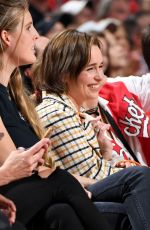 EMILIA CLARKE at Warriors vs Rockets Game in Houston 05/10/2019