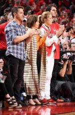 EMILIA CLARKE at Warriors vs Rockets Game in Houston 05/10/2019