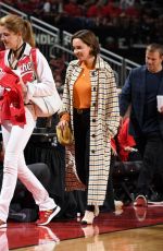 EMILIA CLARKE at Warriors vs Rockets Game in Houston 05/10/2019